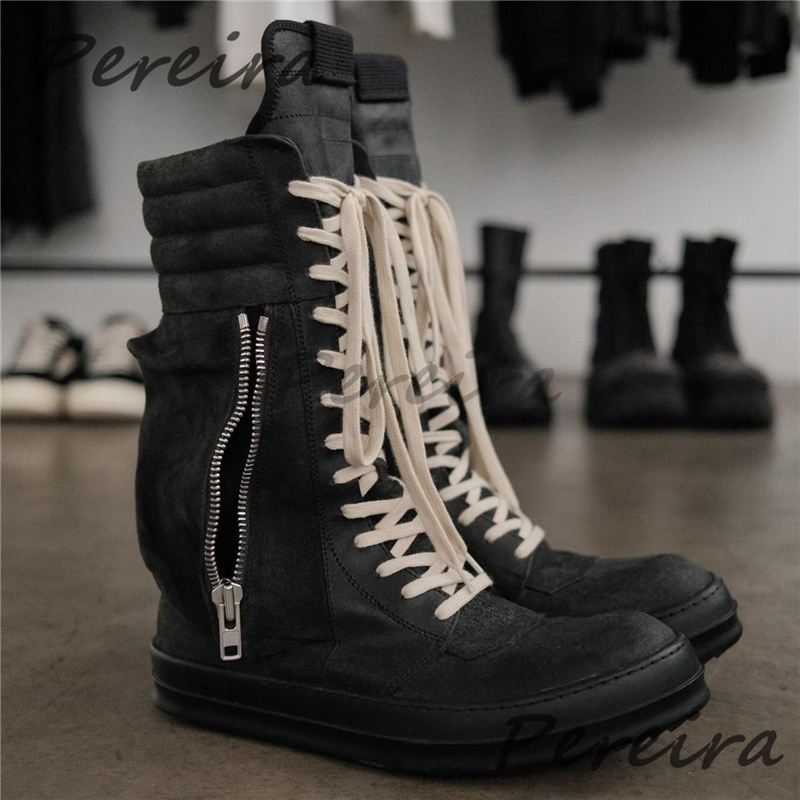 Black Suede Flat High Top Snea - đánh giá và giá Crossfit Male