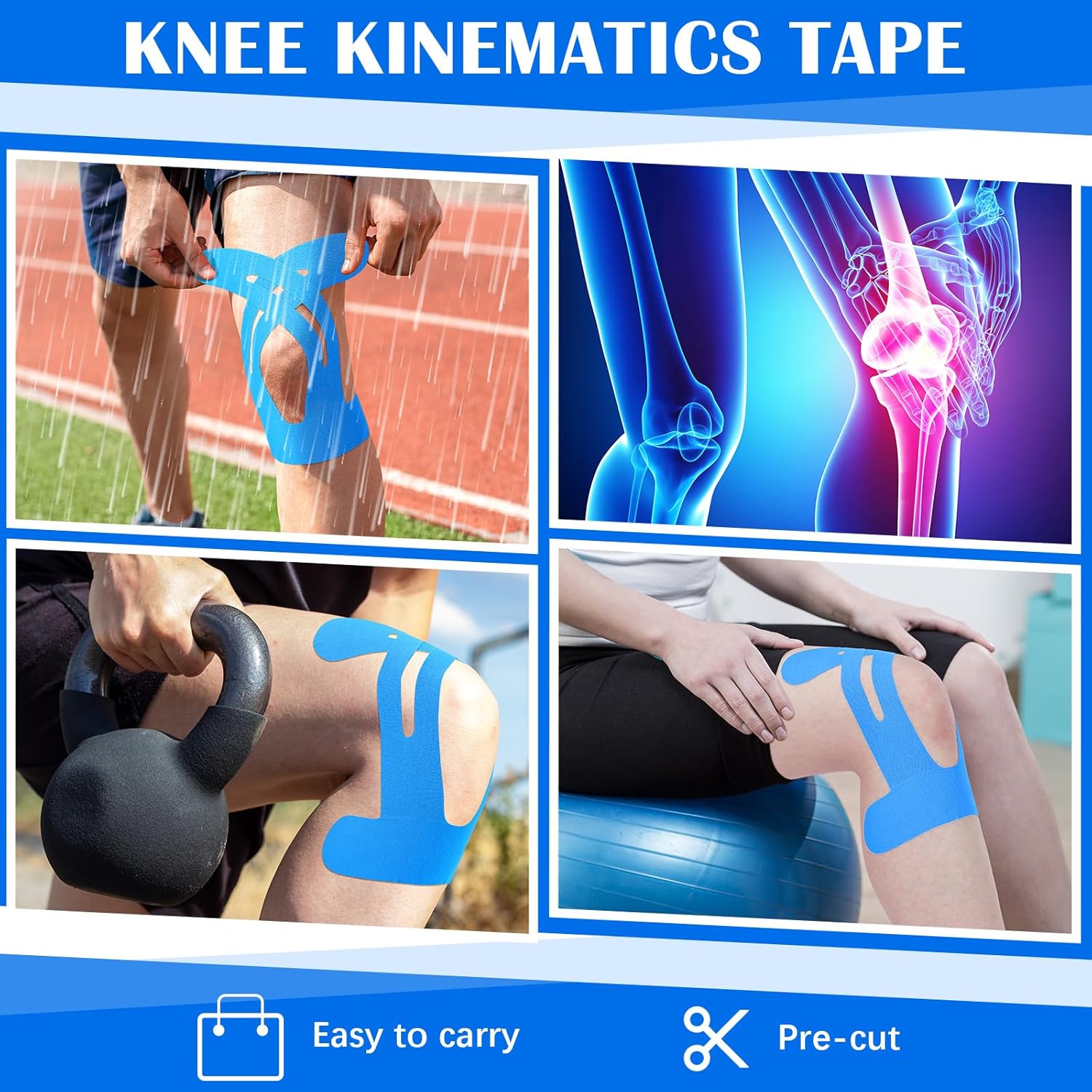 10PCS Precut Kinesiology Tape  - đánh giá và giá Finger Tape Athletic