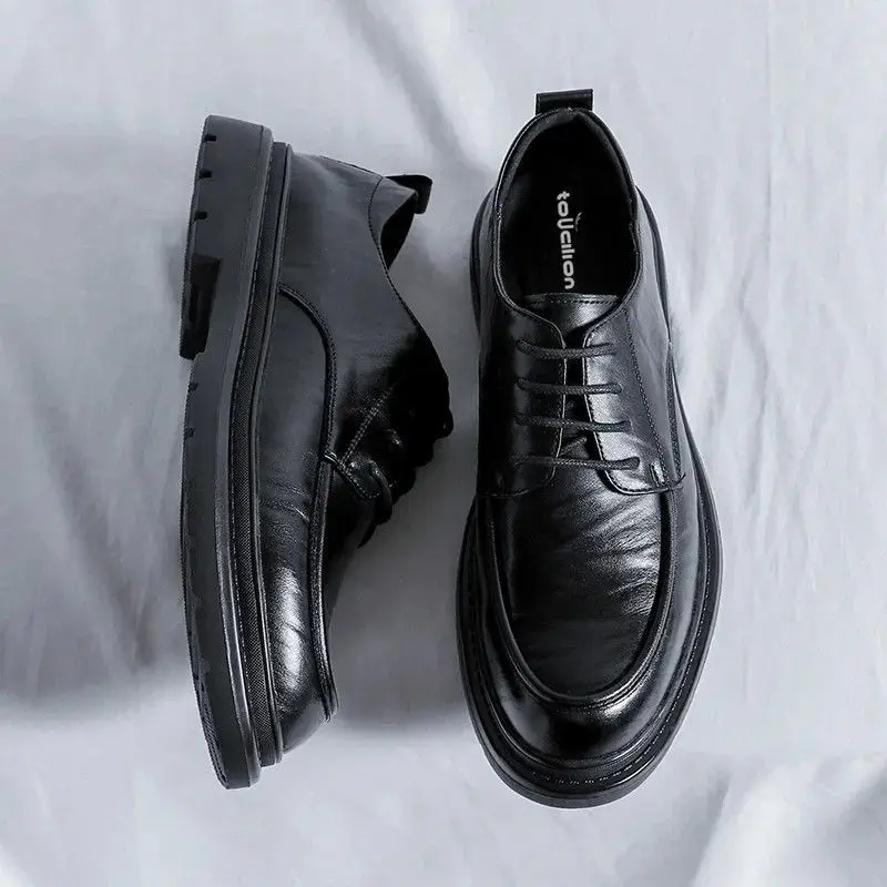 Lace Up Round Toe Men's Leathe - đánh giá và giá Crossfit Male